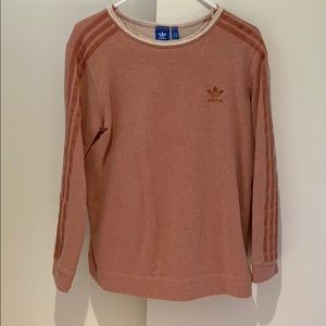 Light pink adidas pull over
